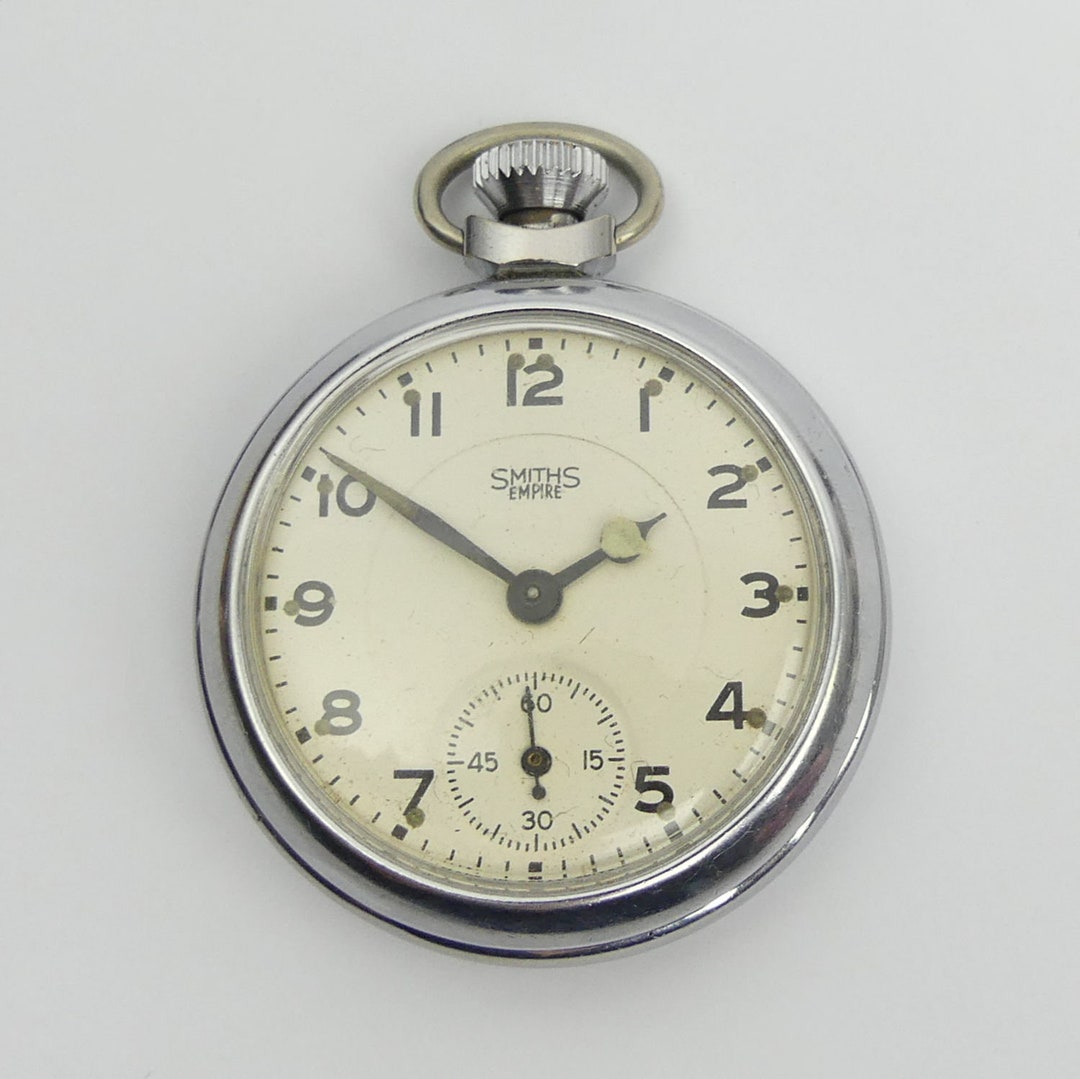 VINTAGE SMITHS EMPIRE Pocket Watch in Good Working Order Etsy UK