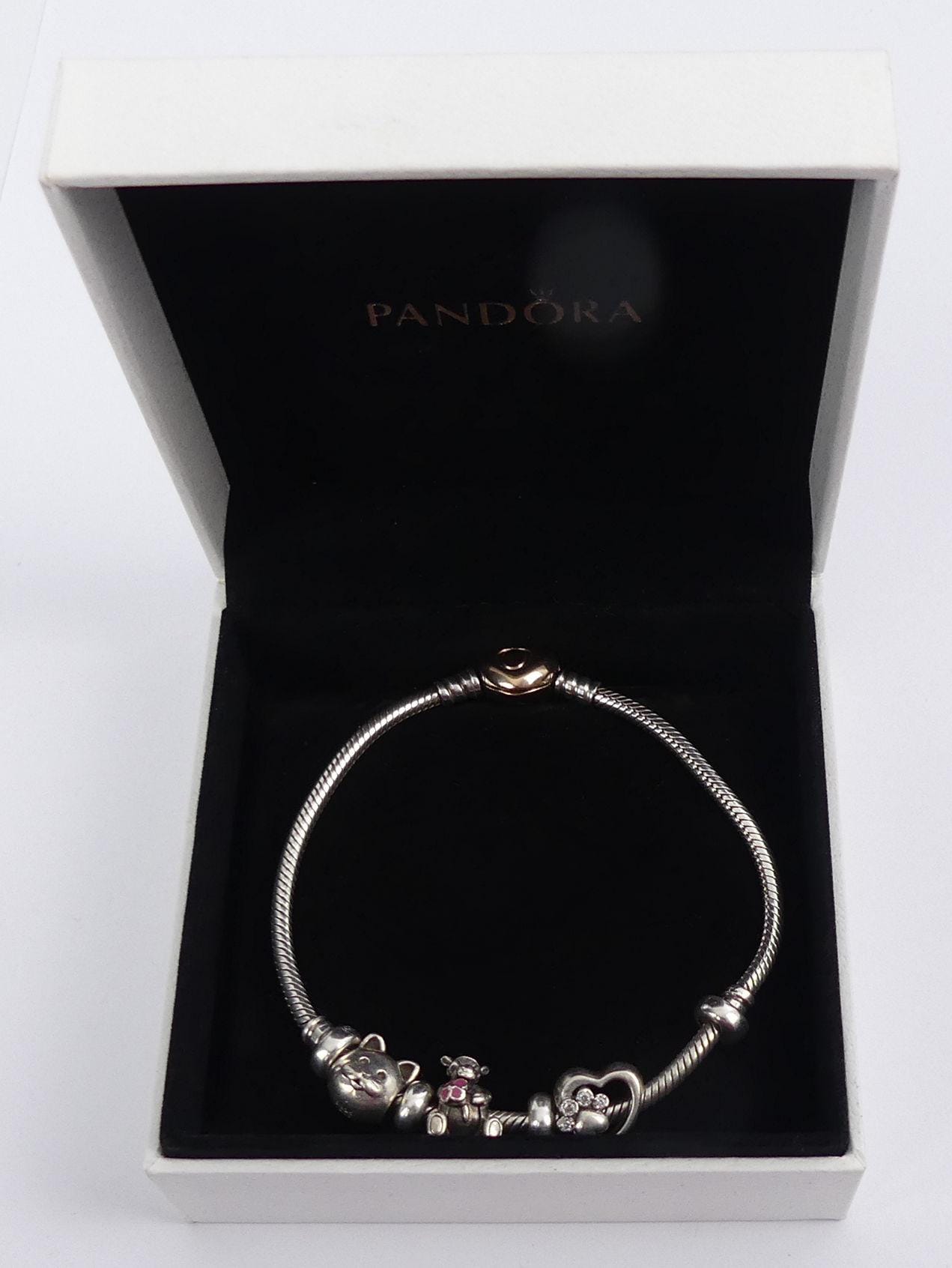 PANDORA スターリングシルバー チャームブレスレット＆チャーム