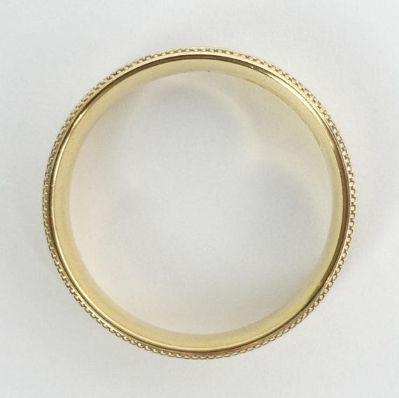 SOLID 18CT GOLD Wedding Ring Size T Birmingham 20… - image 4