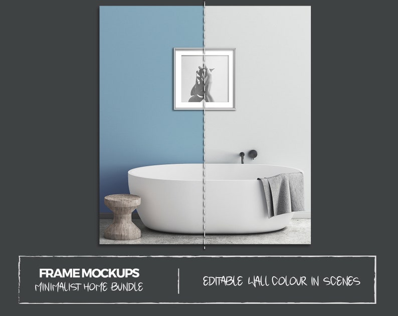 Download Minimalist Home Mockups 5x7/8x8/8x10/11x14/A4 Frame Mockup ...