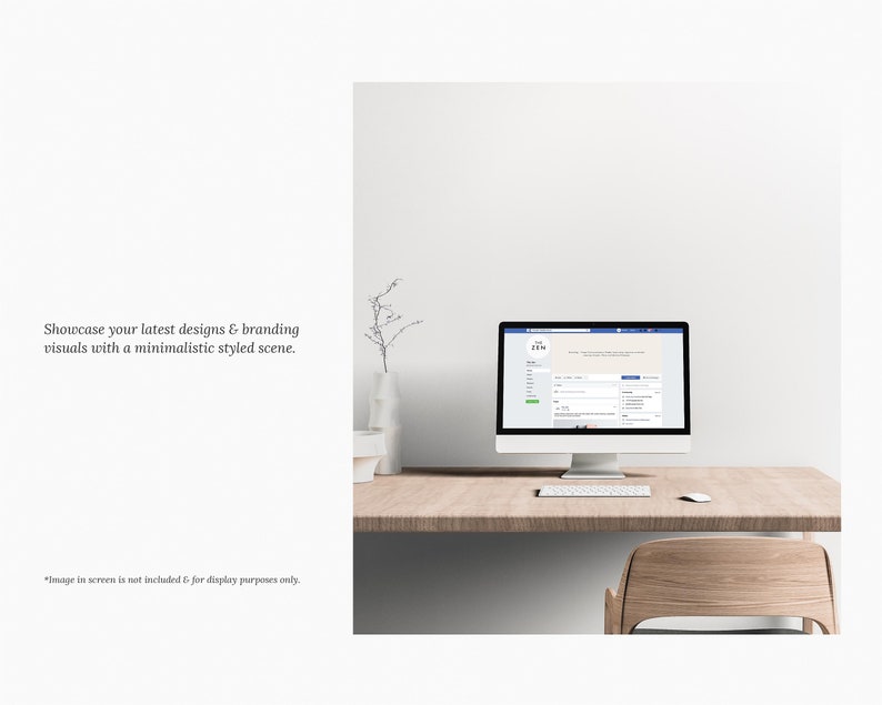 Desktop mockup brand mockup brand guideline mockup styled | Etsy
