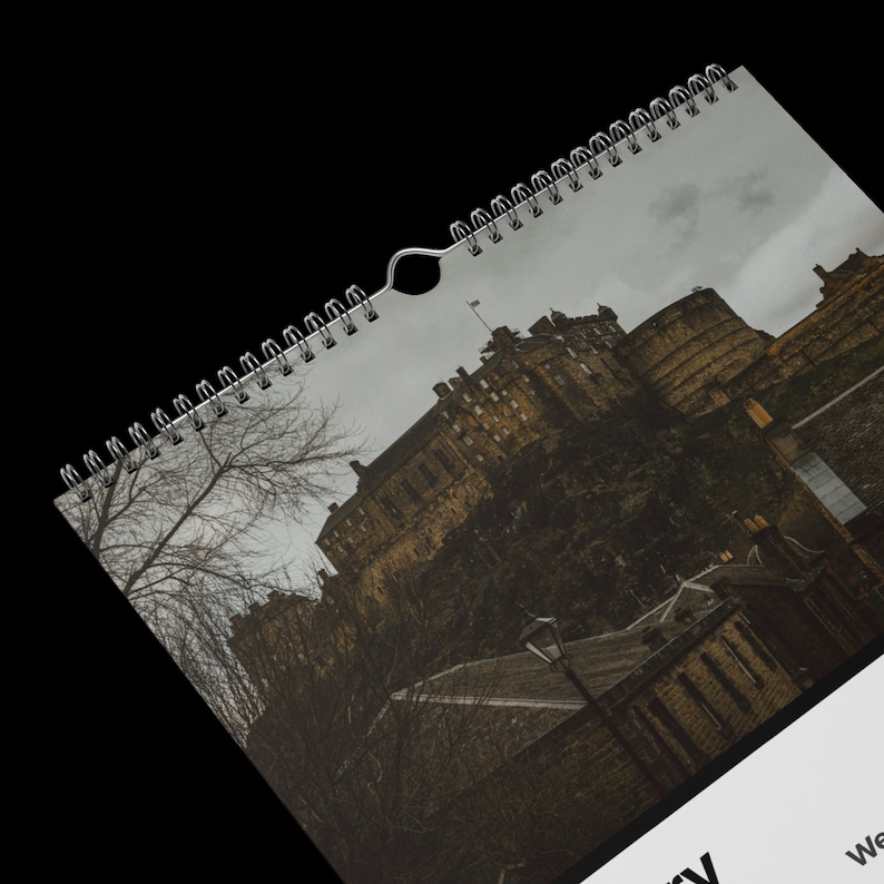 Edinburgh Wall Calendar 2024 Wall Calendar Wall Art Wall Etsy