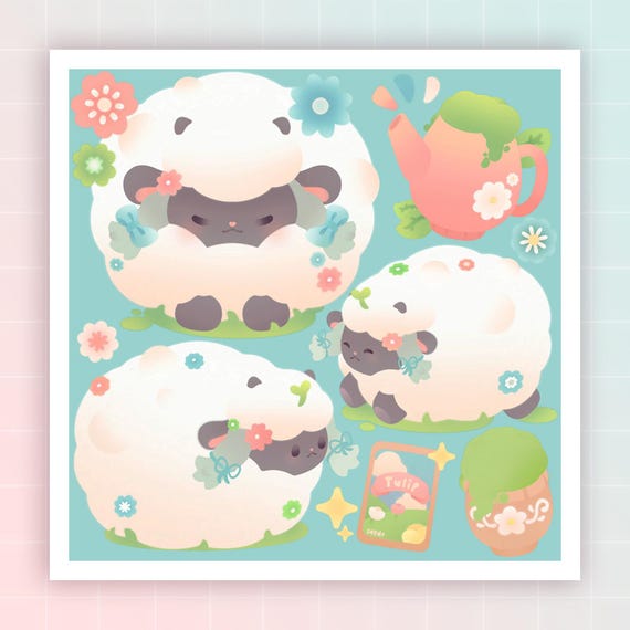 Wooloo  Pokemon Print  Cute Print  Mini Print - Etsy