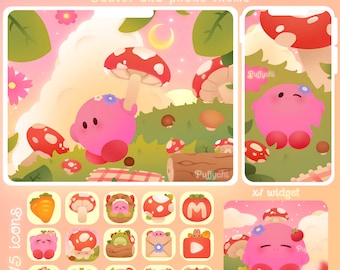Cottagecore Kirby - Phone and Tablet Theme