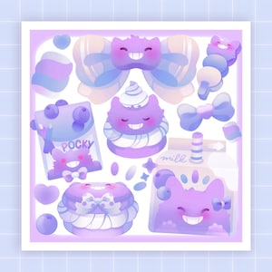 Gengar Druck · Süßer Druck · Cartoon Druck · Kawaii Druck