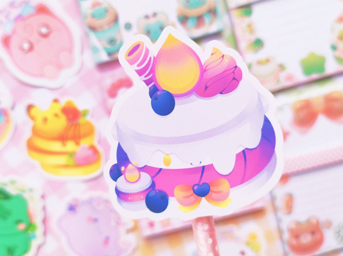 Litwick Pancake Waterproof Sticker - Etsy