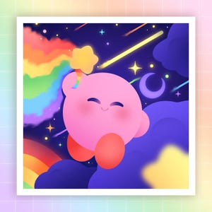 Pride Kirby Print · Kirby Print · Mini Print