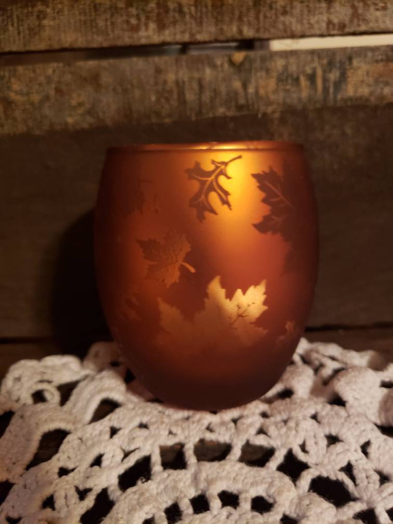 Yankee Candle Fall Tealight Holder Etsy