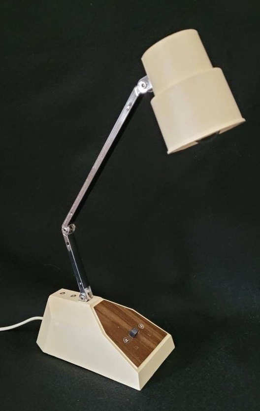 Retro High Intensity Desk Lamp/ Mid Century Desk Lamp/ Vintage Etsy