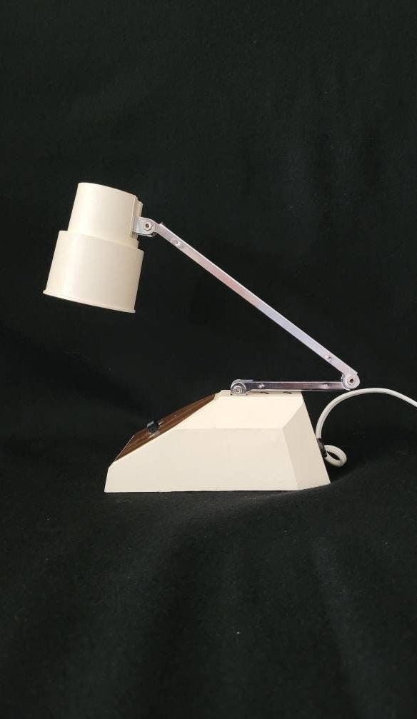 Retro High Intensity Desk Lamp/ Mid Century Desk Lamp/ Vintage Etsy