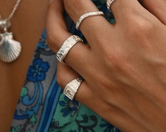 Lion Pinky Ring - Silver Lioness Pinky Ring - Adjustable Pinky Ring - Courage Strength Ring - Boho Pinky Ring - Eco Recycled Silver