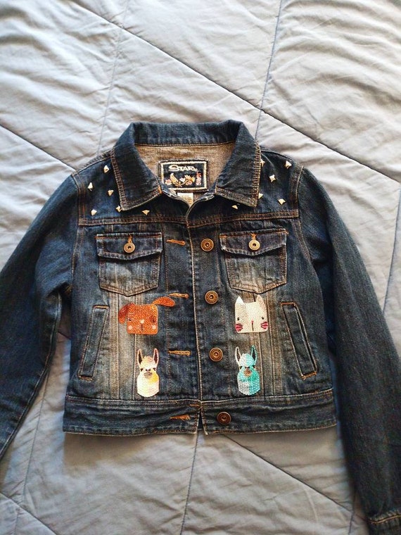 etsy custom jean jacket
