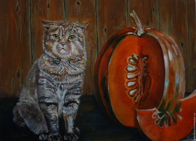 New Year painting Pet Portraits Custom Portrait New Year Christmas painting Cat Portrait Cat painting Christmas painting