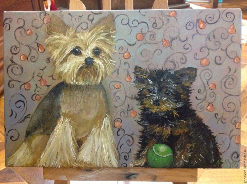 New Year painting Pet Portraits Custom Portrait New Year Christmas painting Cat Portrait Cat painting Christmas painting
