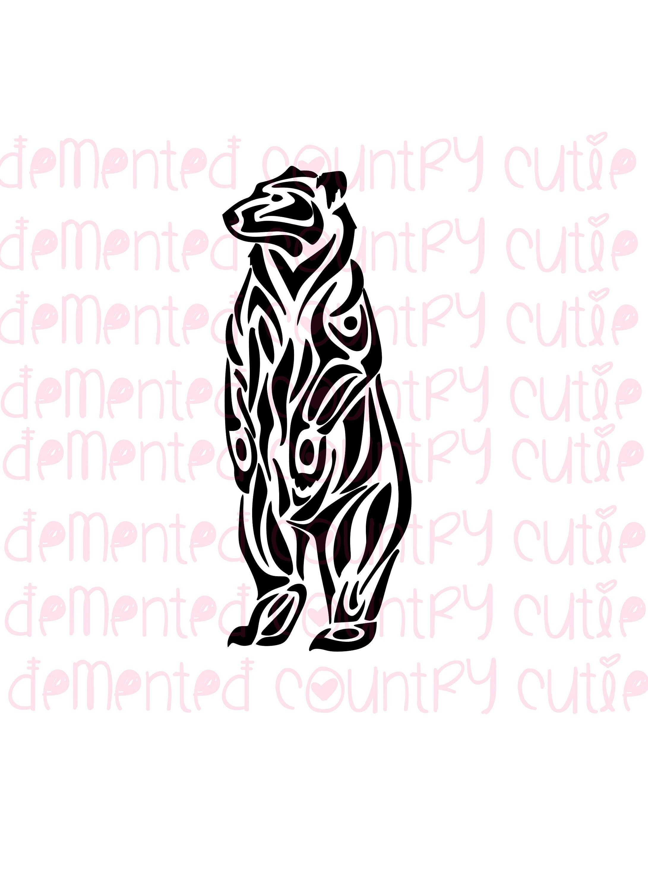 Download Native American Tribal Bear Spirit Animal Svg Digital Download Etsy