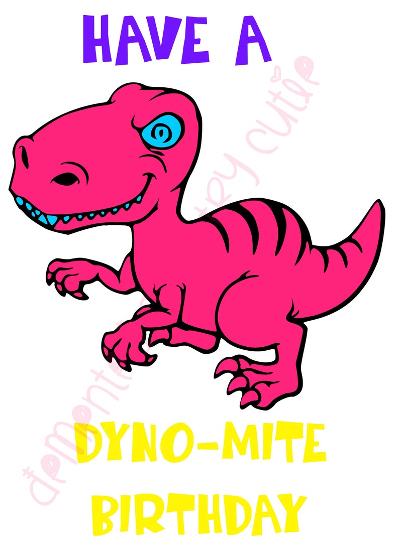 Free Free Birthday Dinosaur Svg 899 SVG PNG EPS DXF File