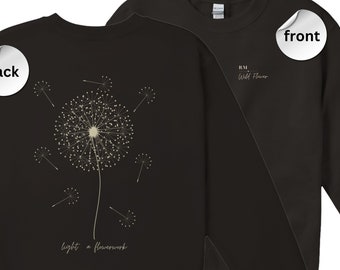 RM Wild Flower Sweater - Unisex Sweater- K-pop RM Namjoon feat Youjeen Wild Flower- Korean Sweater