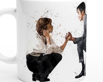Destined With You Mug  - White 11oz Ceramic Mug - K-drama Gift Mug -Lee Hong-jo (Jo Bo-ah) and Jang Shin-yu (Rowoon) Mug