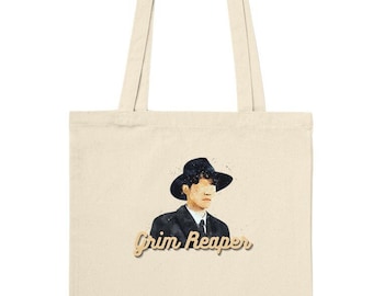 Goblin Grim Reaper Premium Tote Bag - Goblin the Lonely and Great God Tote Bag - K-Drama Tote Bag