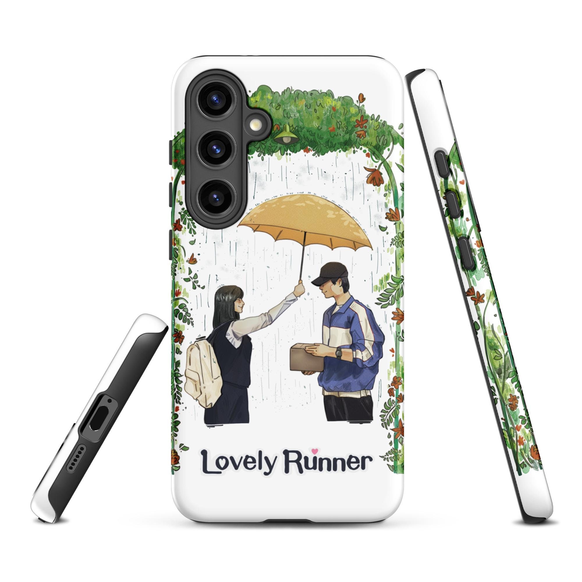 Lovely Runner tough phone case for Samsung® - K-Drama phone case gift - Byeon Woo-seok as Ryu Sun-jae & Kim Hye-yoon as Im Sol