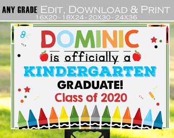 Kindergarten banner | Etsy