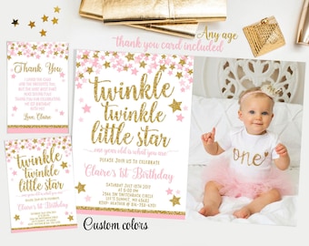 1st birthday invitations etsy
