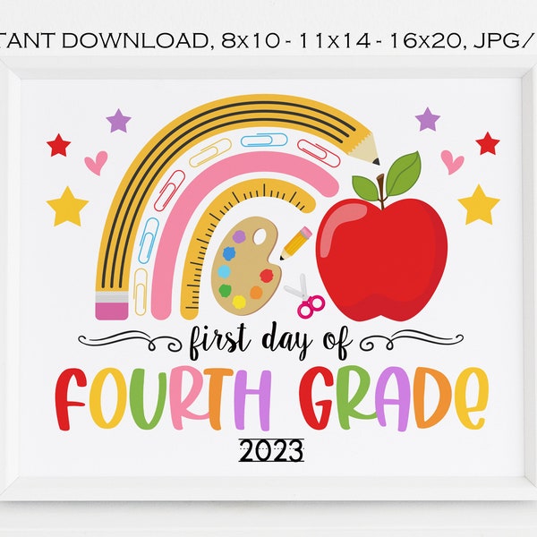 1st Day School 2023 2024 Etsy