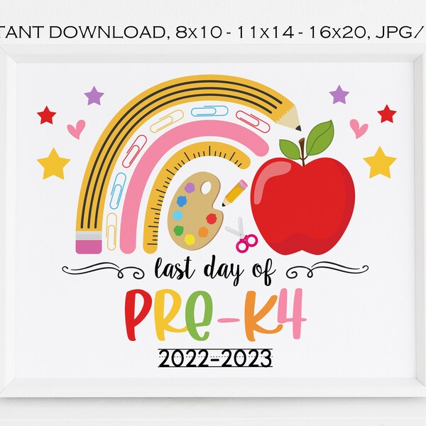 End of School Sign - Etsy