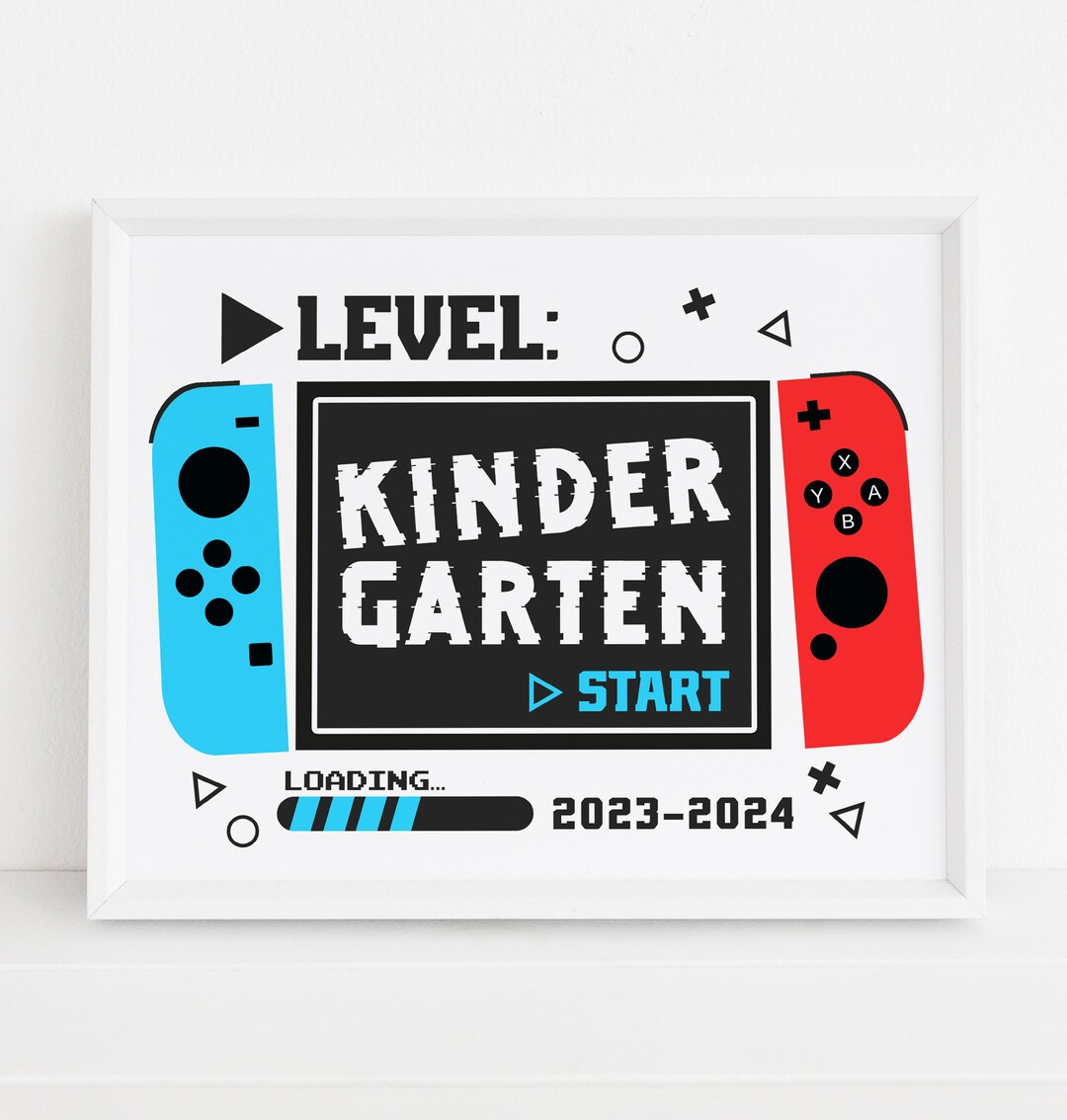 Level Kindergarten Start 20232024 First Day of Kindergarten Etsy