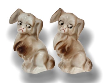 Adorable German Puppy Dogs Dog Salt & Pepper Shakers