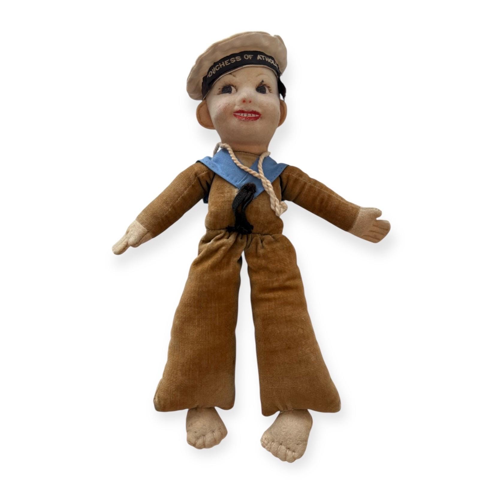 希少 WWⅠ USN SAILOR DOLL timeworn clothing Vee's Victorians Doll Clothes - 22