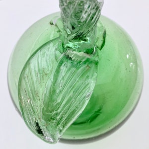 Glass Green Apple Paper Weight Art Glass image 2