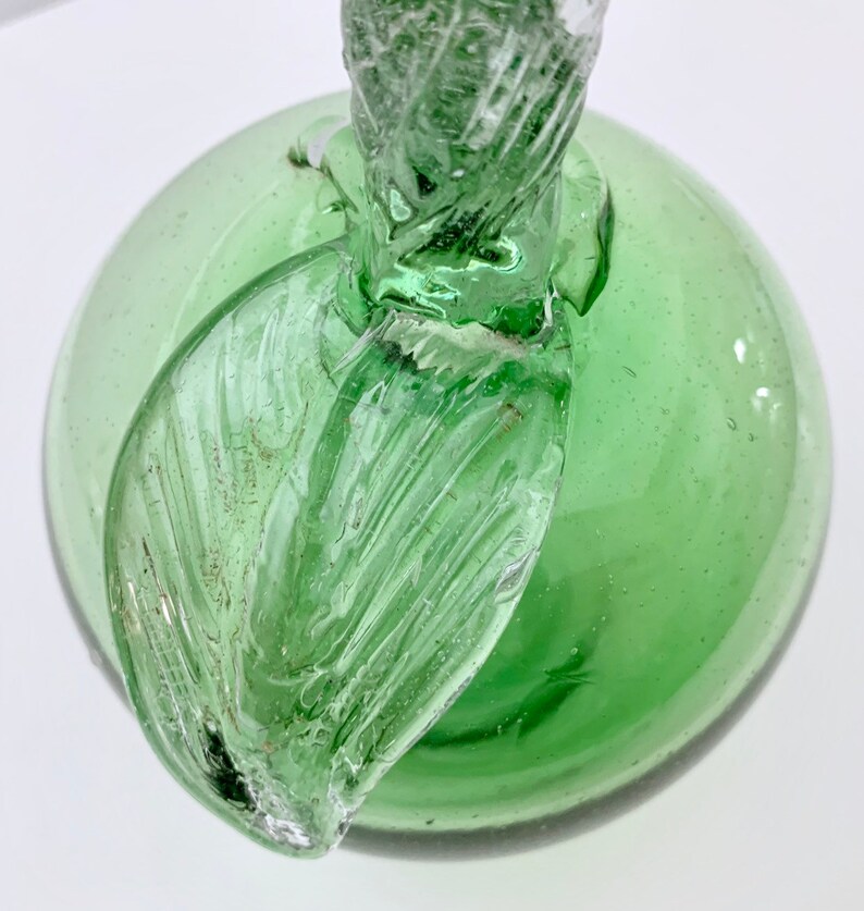 Glass Green Apple Paper Weight Art Glass image 2