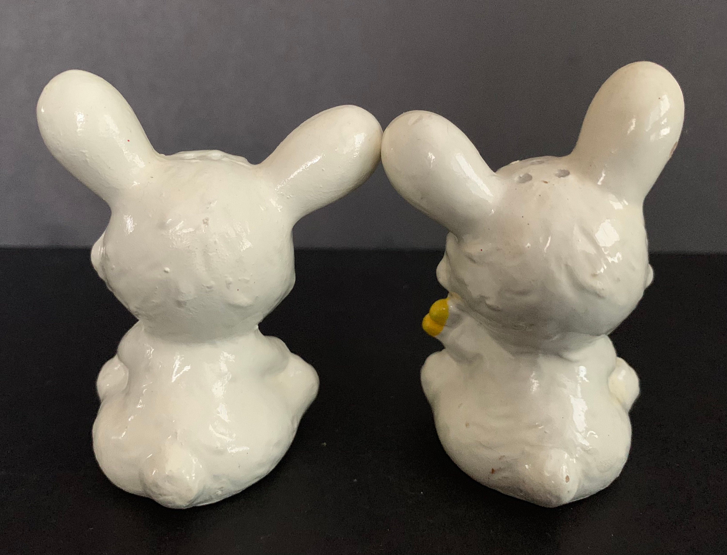 Vintage Bunnies Bunny Salt & Pepper Shakers Mid Century Japan Etsy