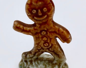 Wade Whimsies Gingerbread Man Figurine Red Rose Tea Promotion