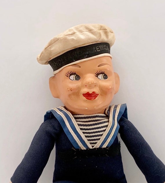 vintage sailor doll