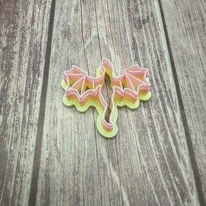 Dragon polymer clay cutter,  sharp edge, flying, medieval,