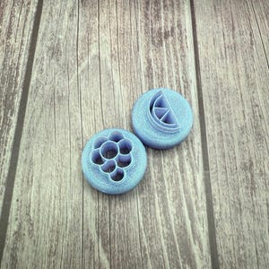 Citrus orange slice or grapes polymer clay cutter, sharp edge, micro, lemon