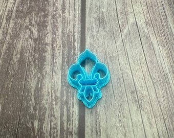 Fleur de Lis polymer clay cutter, jewelry, earrings,