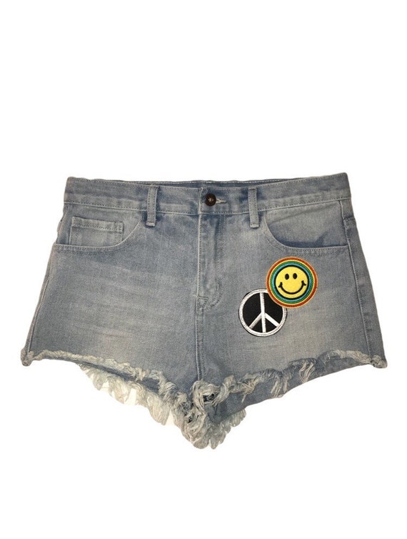 Denim Shorts With Assorted Hippie 