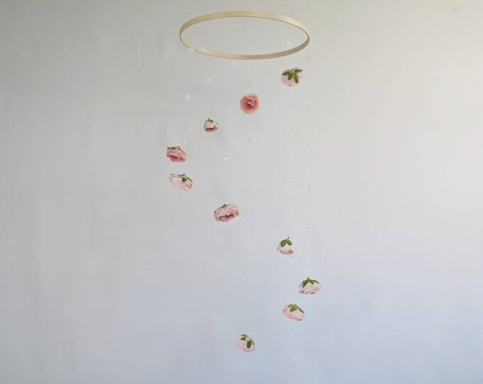 cot mobile baby girl