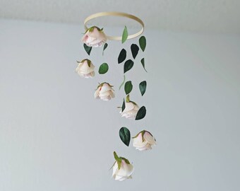 Rose Baby Mobile Etsy