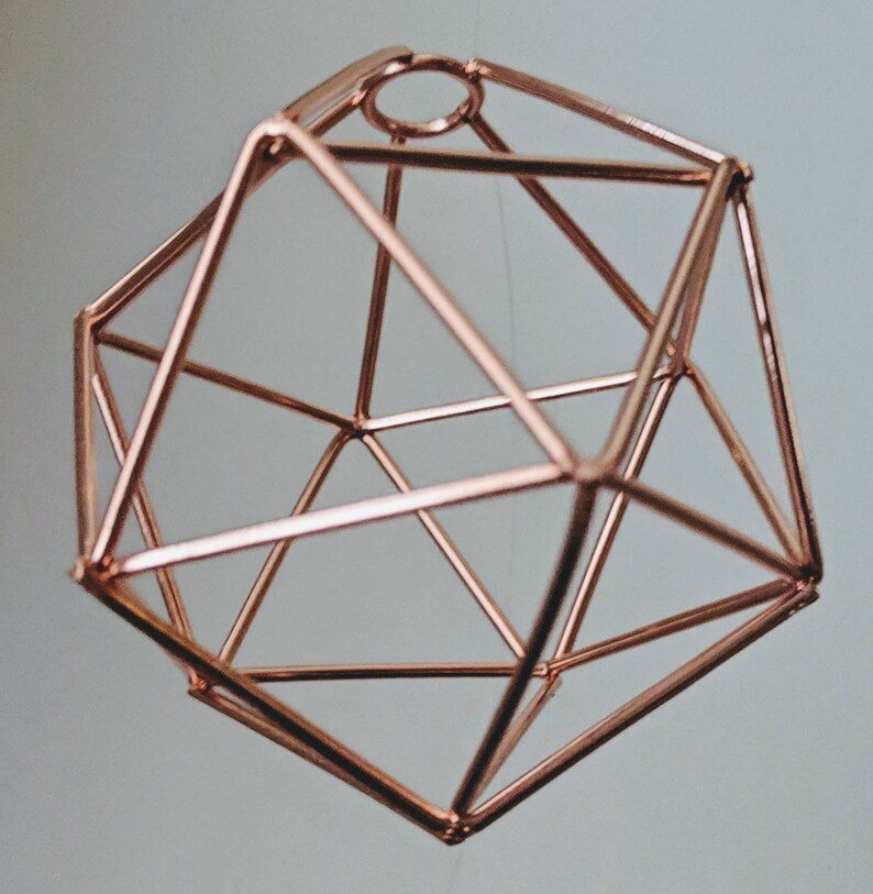 Modern Baby Mobile Rose Gold Nursery Minimalist Nursery Etsy