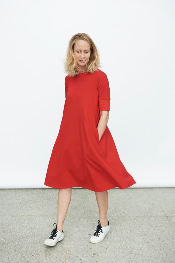 etsy jersey dress