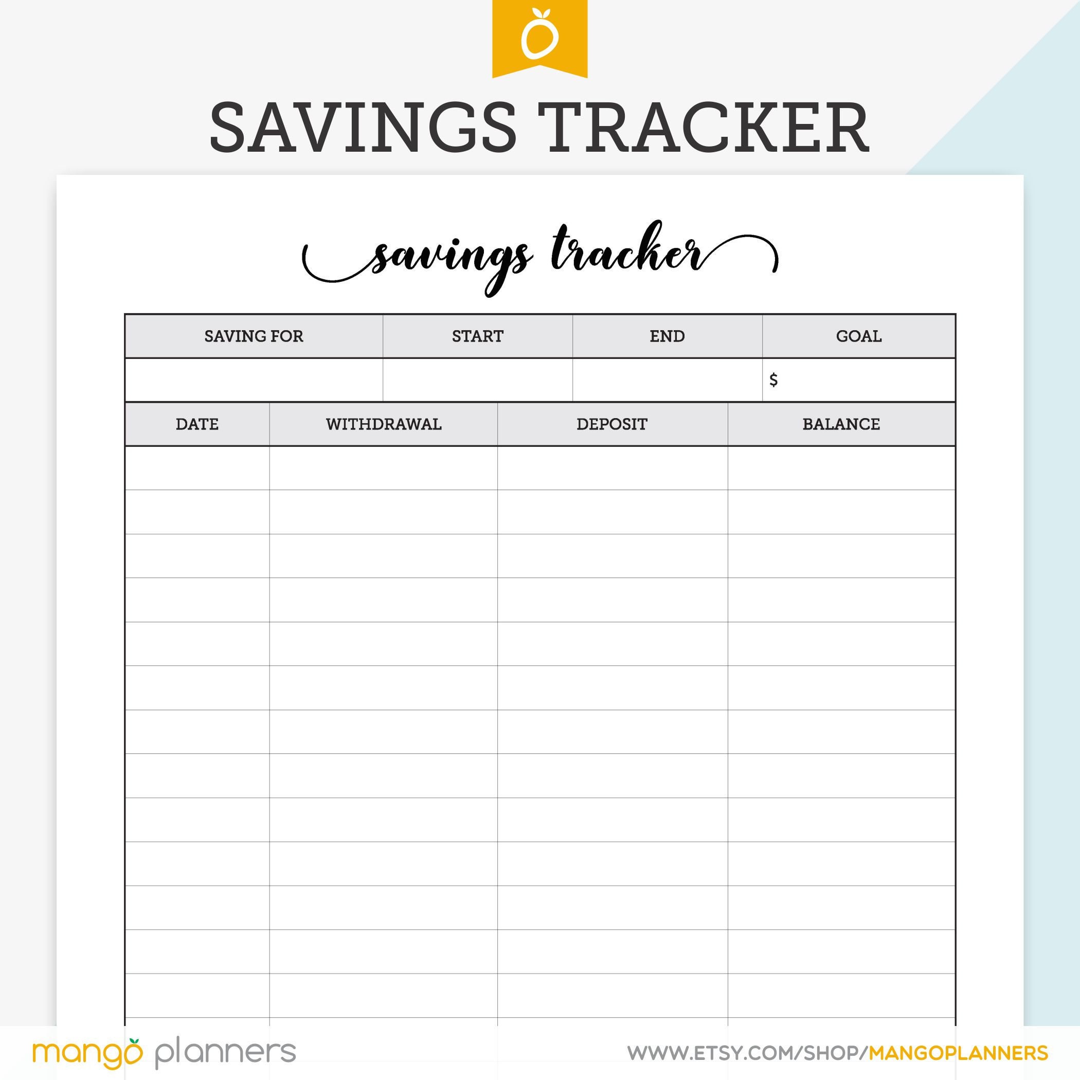 free savings planner free savings planner