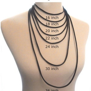 Black Smooth Soft Silk Satin Cord Chain Necklace with Sterling Silver Lobster Clasp 2mm