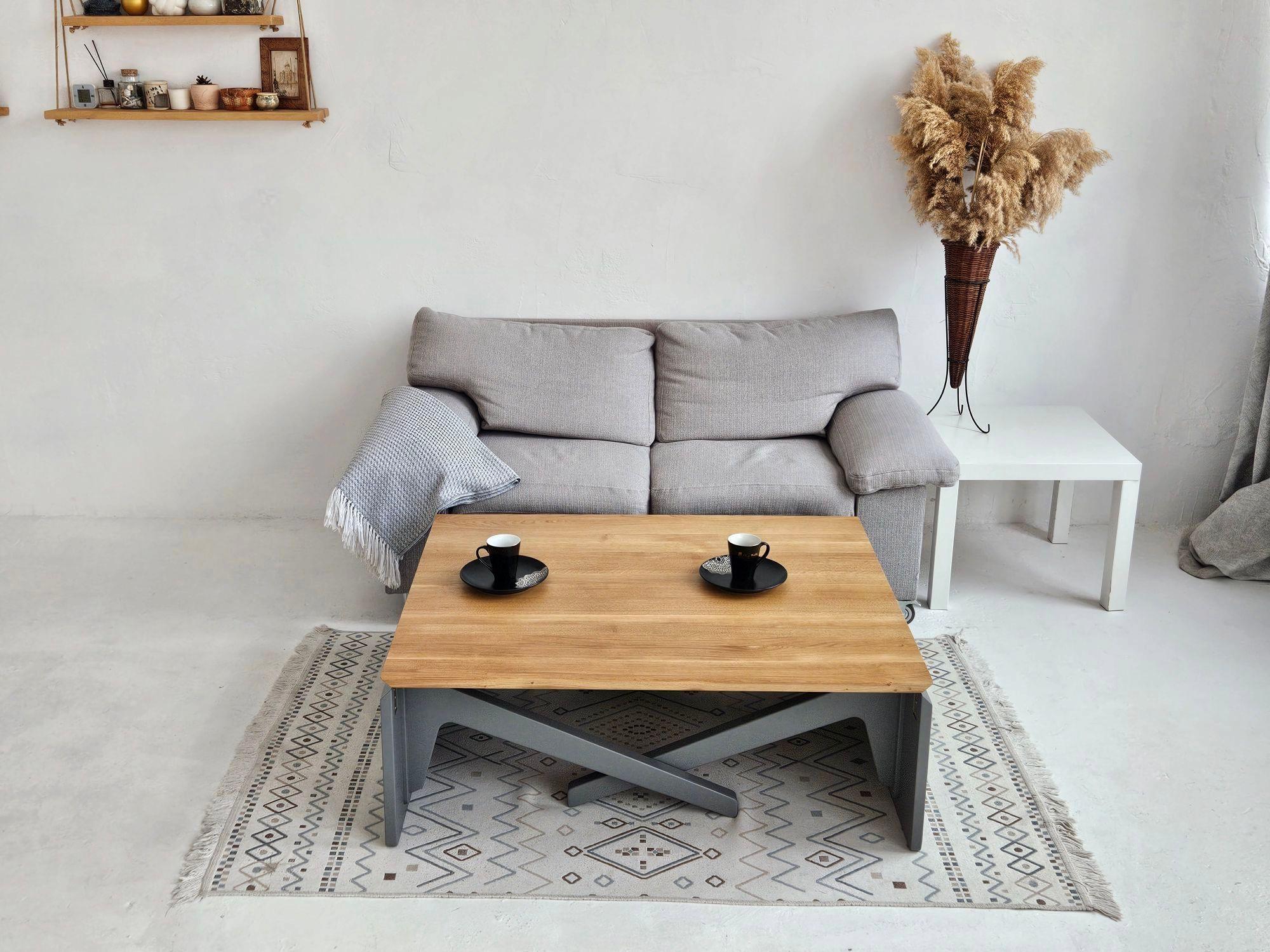 Transformer Table – Adjustable Height Coffee & Dining Table 2in1