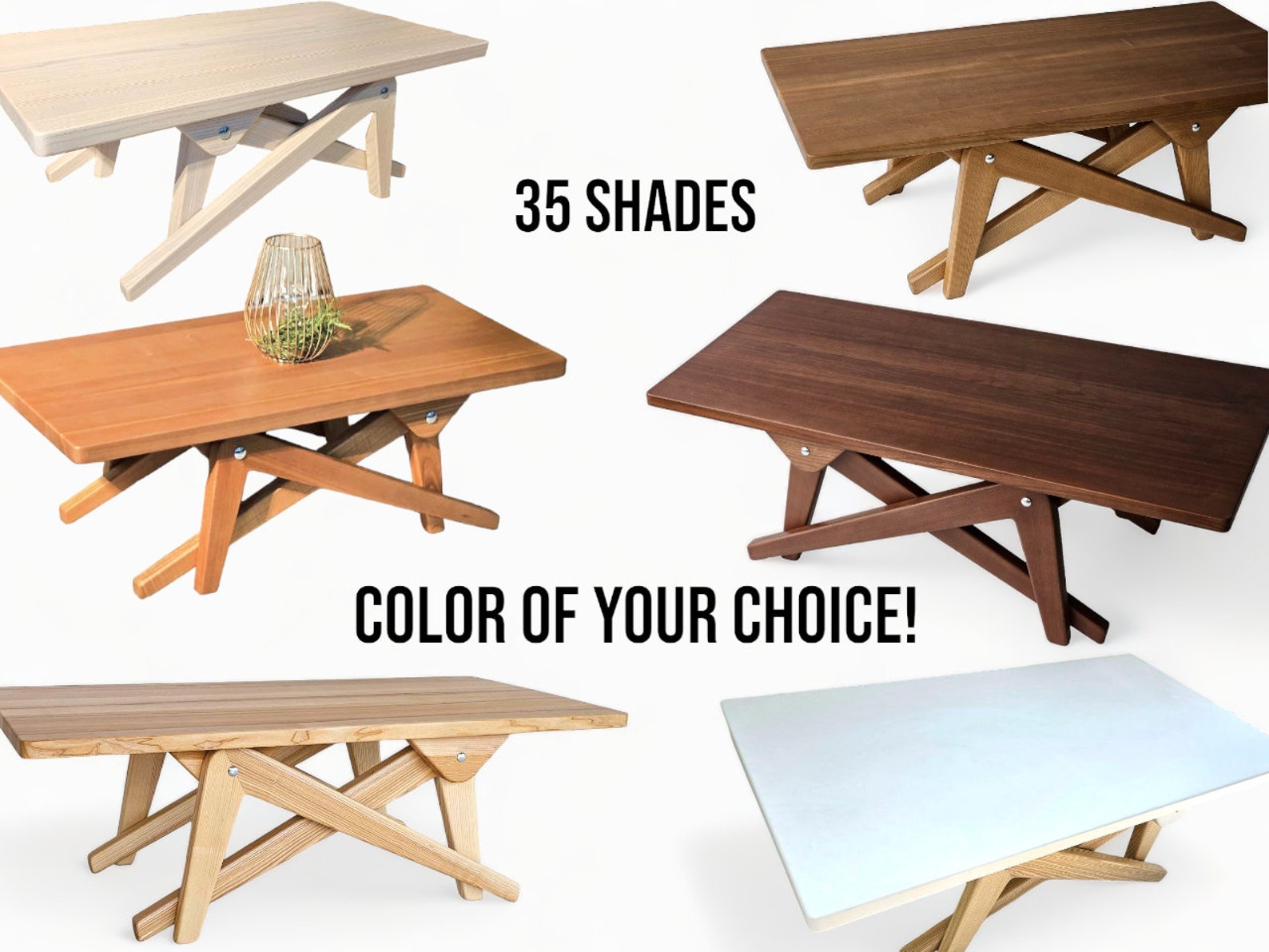 Black Table / Black Coffee Table Transformer Table 2in1 Dining/coffee ...