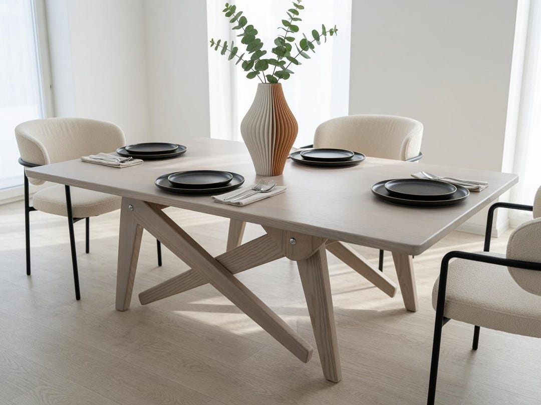 Coffee to Dining Transformer Table | Solid Wood Adjustable Height