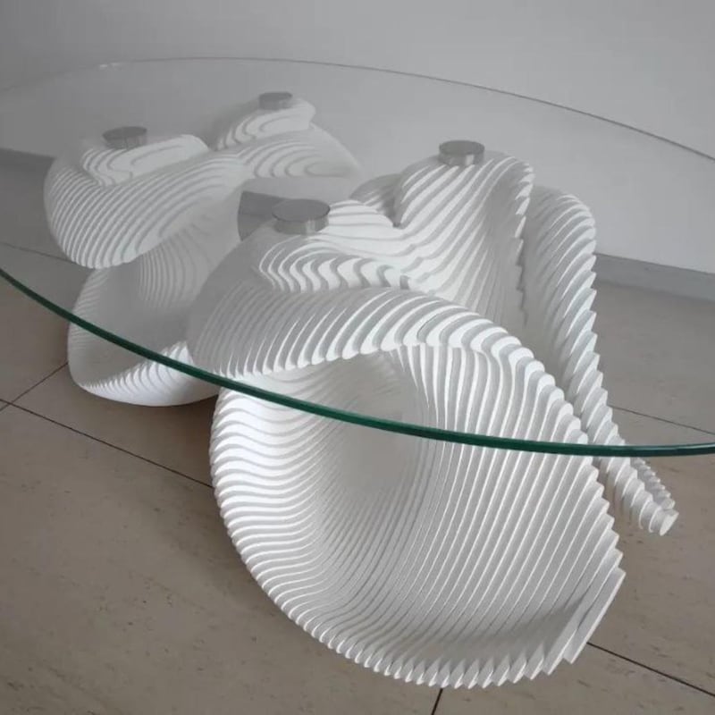 Glass Coffee Table - Etsy